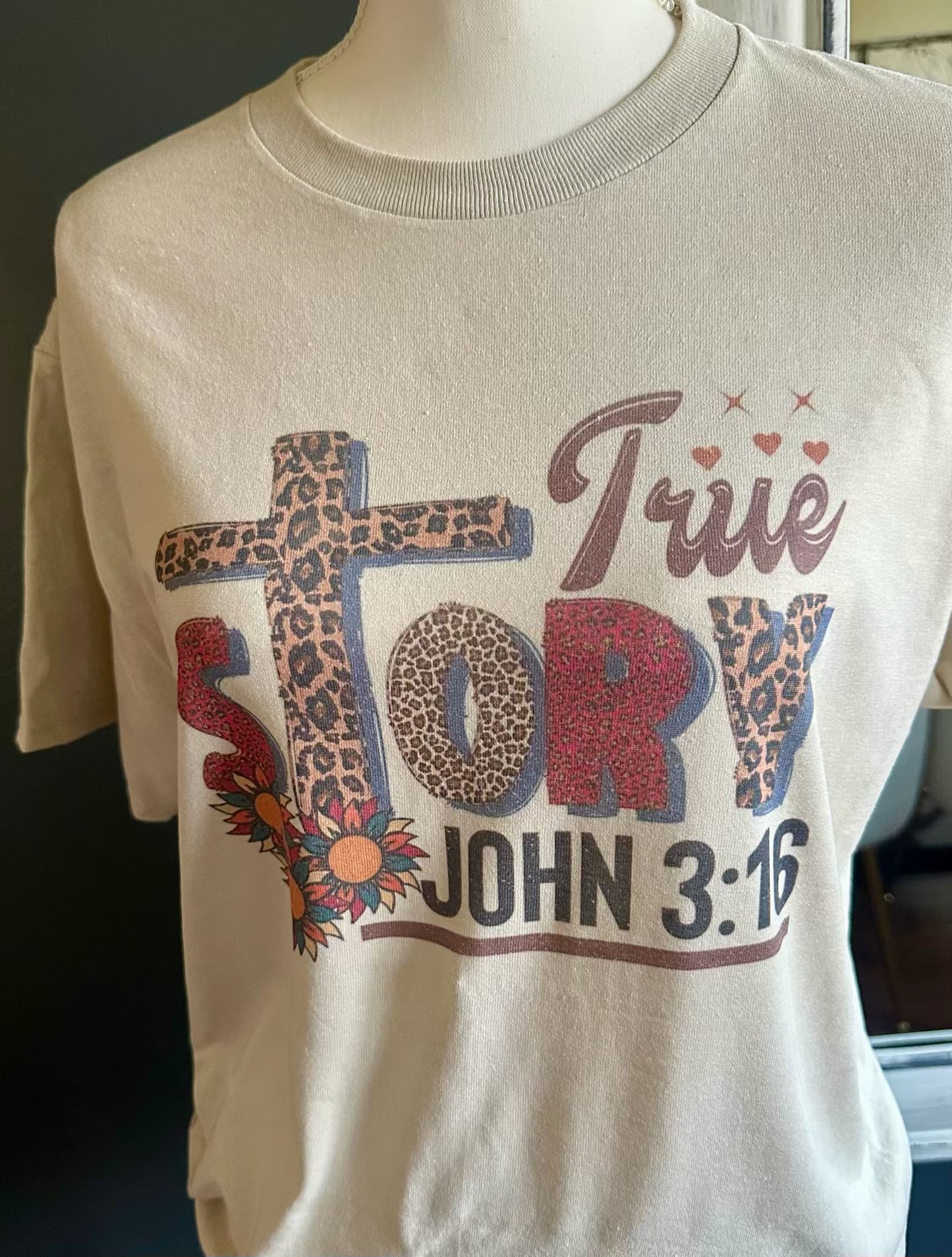 "True Story" Sand Tee