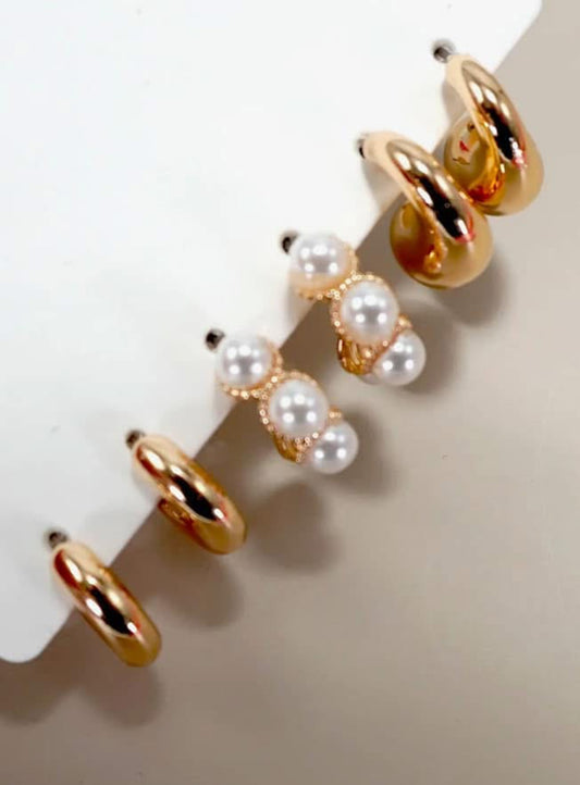 Pearl & Gold Trio Set