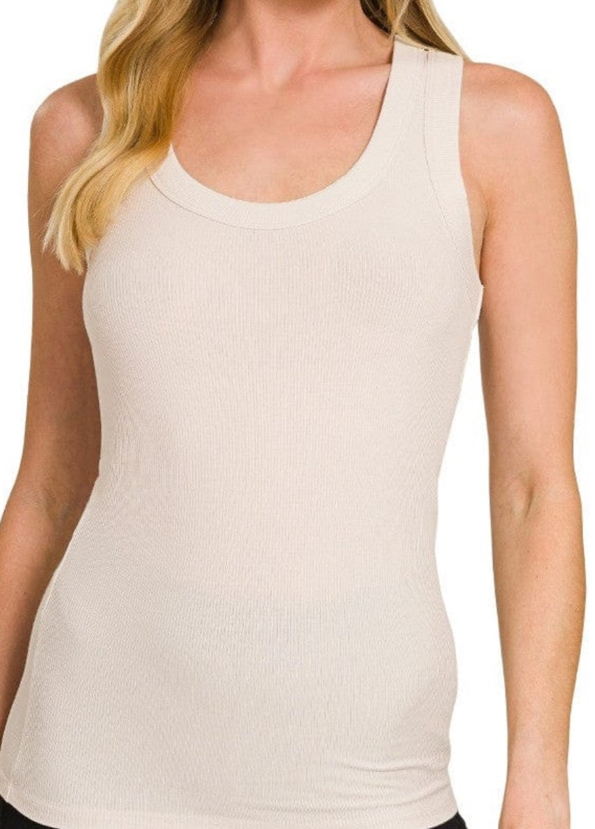 Ribbed Tanks - 4 Colors