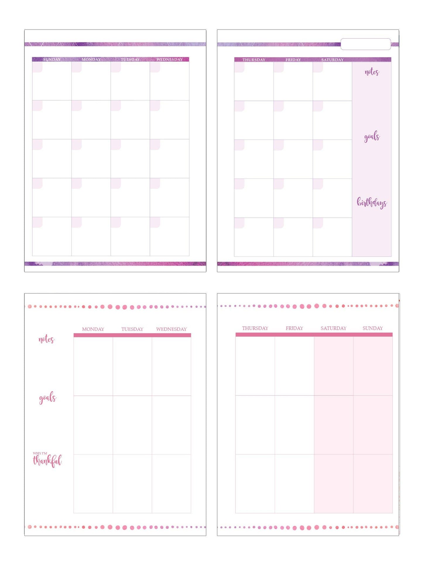 "Make This Moment Count" 12 Month Undated Planner